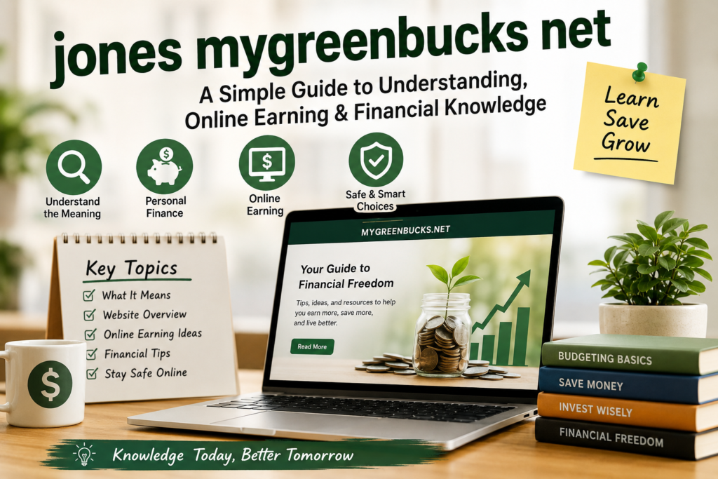 Jones Mygreenbucks Net
